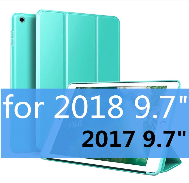 Green Смарт-чехол SUREHIN для apple ipad, чехол 9,", Защитный Мягкий ТПУ силиконовый чехол для ipad 9,7 чехол - Цвет: Green