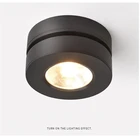 Ультратонкая светодиодная потолочная лампа, складной светильник с поворотом на 360 градусов, высотой 45 мм, прожектор с COB матрицей, 3 Вт5 Вт7 Вт