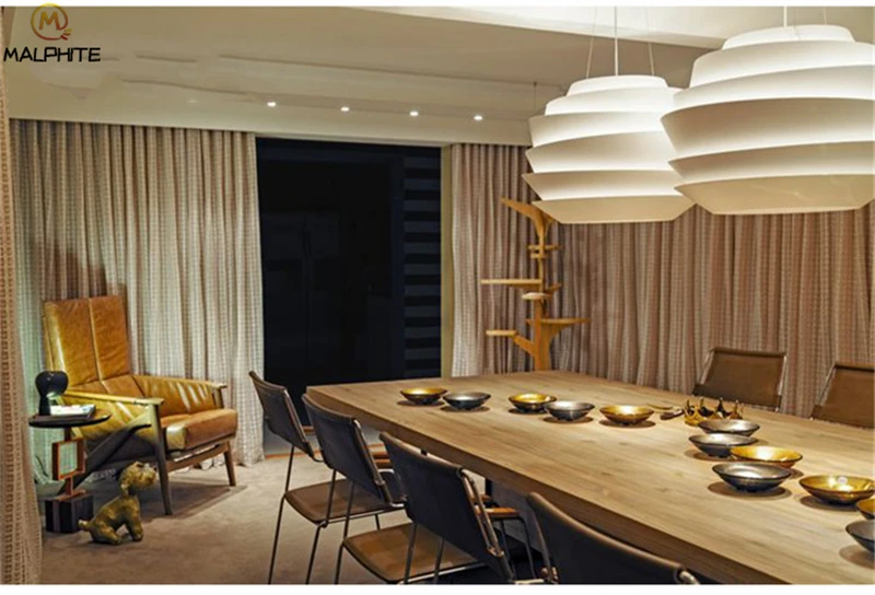 Nordic подвесное украшение для дома подвесные светильники Foscarini Le Soleil волны белая Роза подвесные светильники подвесной светильник E27 светильники свет