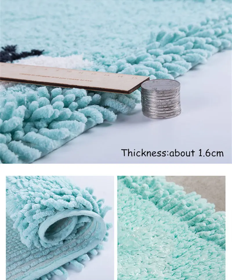 Спальня ковры бытовой водопоглощение Нескользящие напольный коврик для ванной