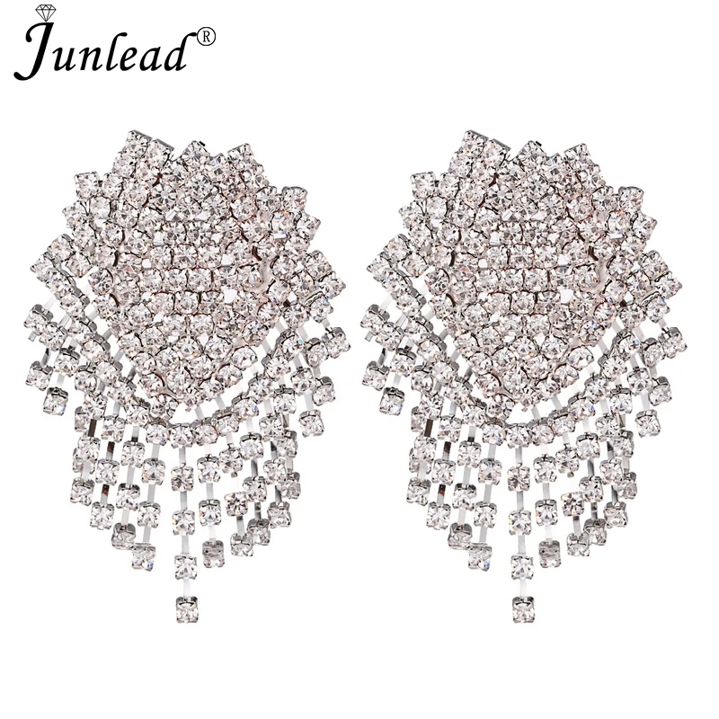 Женские серьги капельки Junlead Fancy ZA Разноцветные с кисточками и