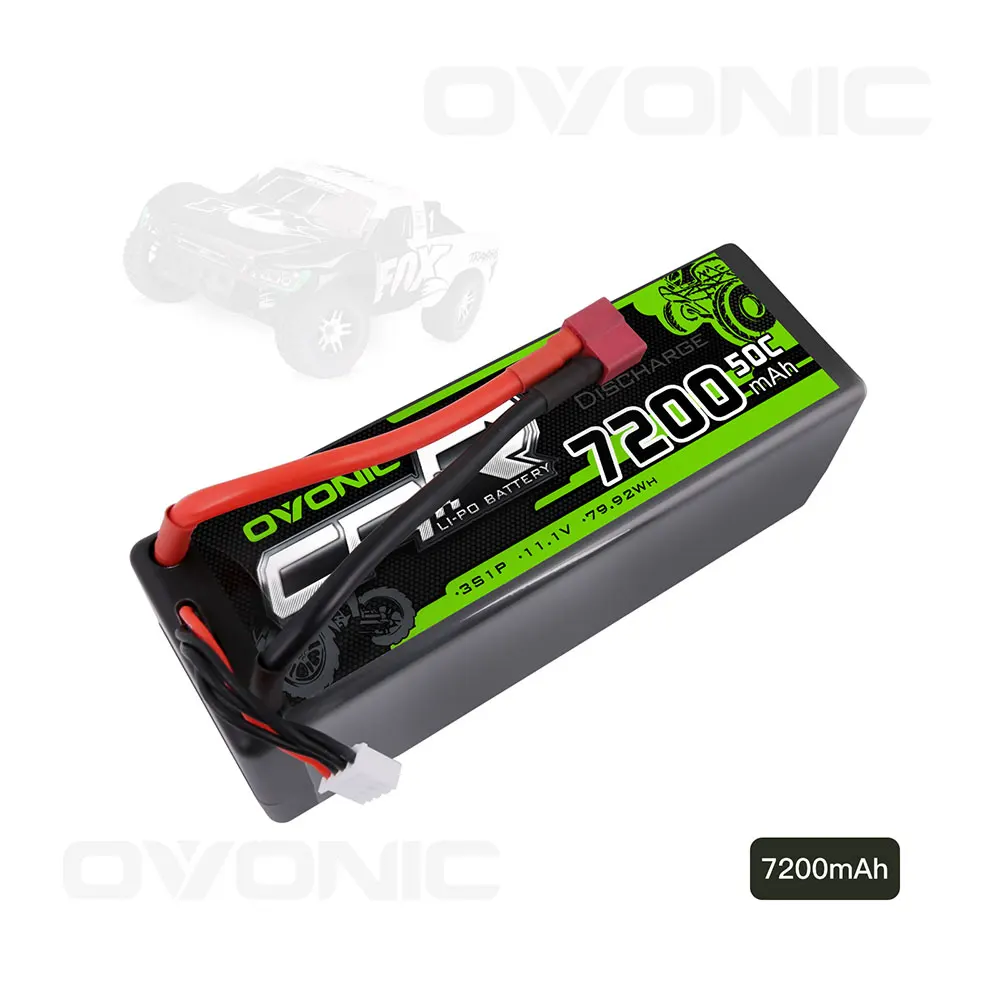 Ovanic 7200mAh 3S1P/11 1 V Lipo батареи упаковка Deans Жесткий Чехол питание для осевой гонки Redcat