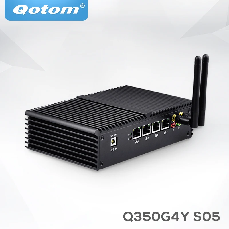 Qotom opnfsense Mini PC i5 i3 Micro компьютер Linux Ubuntu безвентиляторный мини ПК сервер