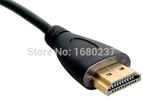 Высокоскоростной позолоченный штекер мужской видео HDMI кабель нейлоновая сетка 1