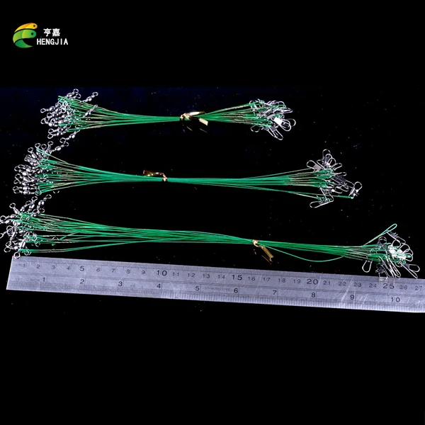 Рыболовная леска HENGJIA 20 шт./лот 15/20/25 см поводковый поводок с вращающимся