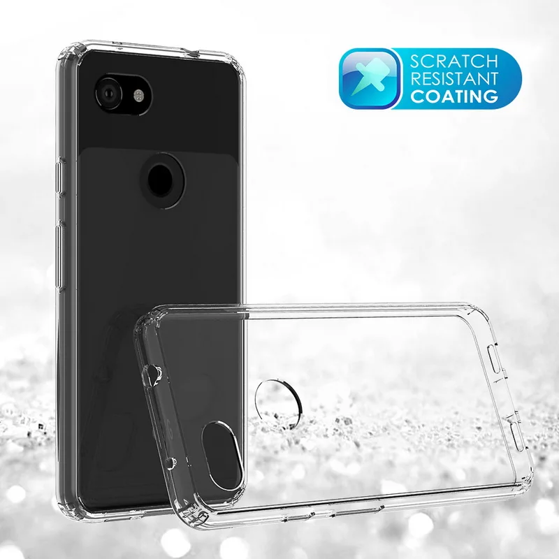 Для Google Pixel 3a XL чехол TPU бампер жесткий PC акриловый прозрачный Кристальный чехол для телефона чехол для Google Pixel 3 3A Lite XL 3AXL 3XL