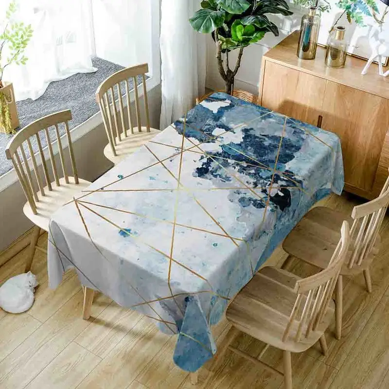 Психоделический Геометрическая кактуса акварель скатерть полиэстер Nappe