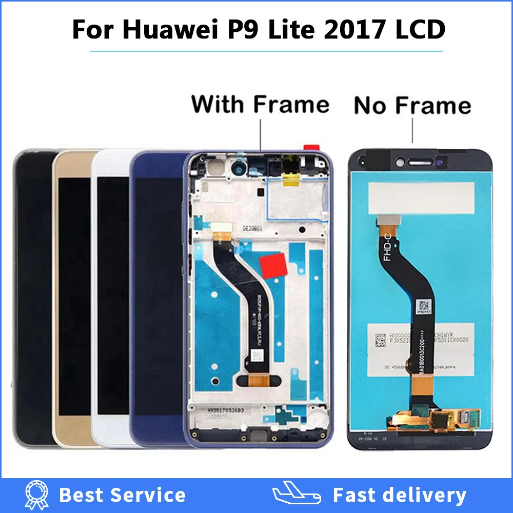 Экран для Huawei P9 Lite 2017 ЖК дисплей сенсорный экран P8 PRA LA1 LX1|Экраны мобильных