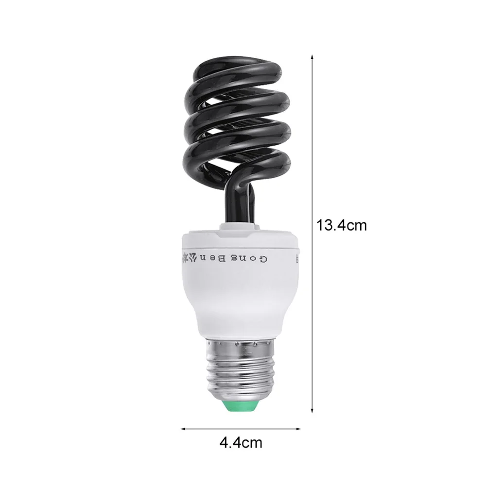 220V E27 15-40W UV светильник лампы УФ ультрафиолетовые люминесцентные CFL светильник лампа Спиральные энергосберегающие черный светильник фиолетовый лампы светильник Инж