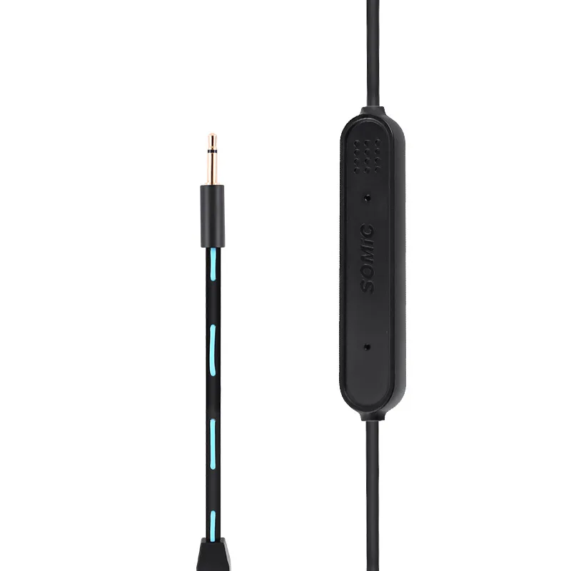 SOMIC G618 Pro Bluetooth In ear Earphone Stereo Wireless Sport Earbuds with Dual Detachable Mics Gaming Headset For Phone PS4 |
