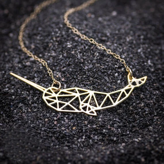 Индивидуальное женское медное ювелирное изделие очаровательное оригами