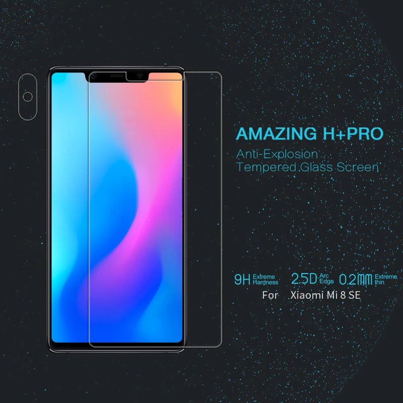Стекло для Xiaomi MI 8 SE закаленное стекло Nillkin Amazing H + Pro Защита экрана M8 2.5D кривая