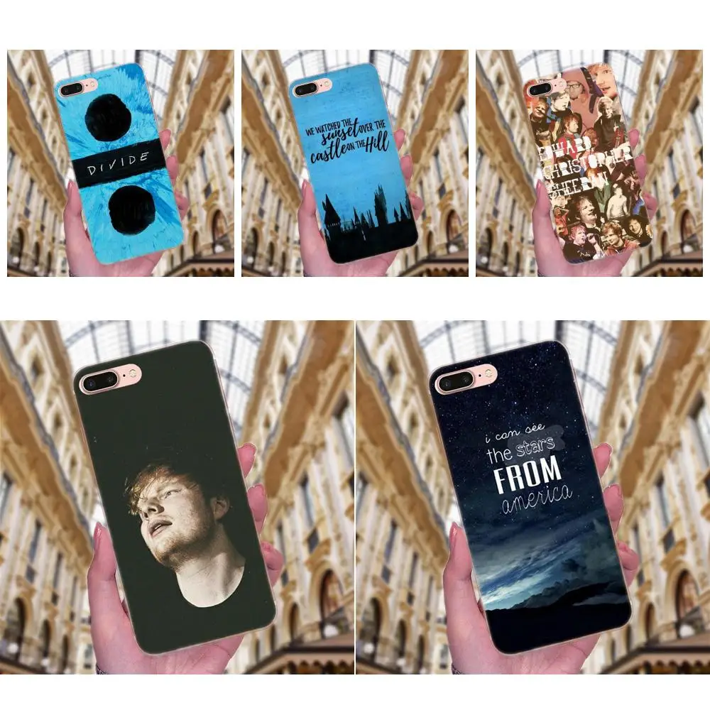 Для Xiaomi Redmi Note 2 3 3S 4 4A 4X 5 5A 6 6A Pro Plus Мягкие силиконовые ТПУ прозрачные чехлы Ed Sheeran Diy