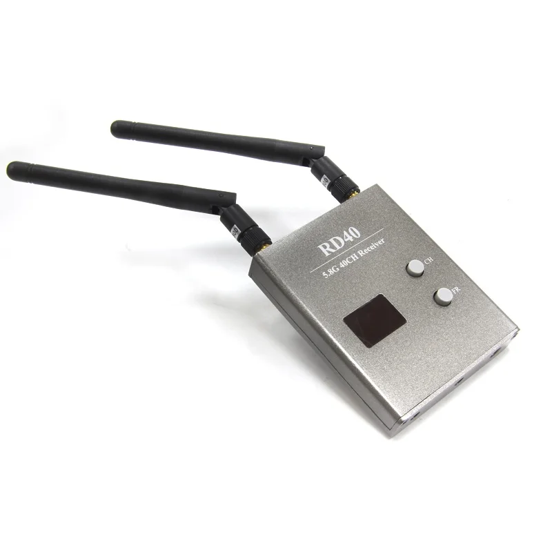 Для FPV 5 8 GHz 40CH RD40 Raceband двухдиапазонный приемник с A/V и силовыми кабелями|Детали