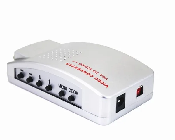 2 шт. VGA к ТВ AV RCA адаптер сигнала конвертер видео переключатель Box разъем|box sample|box