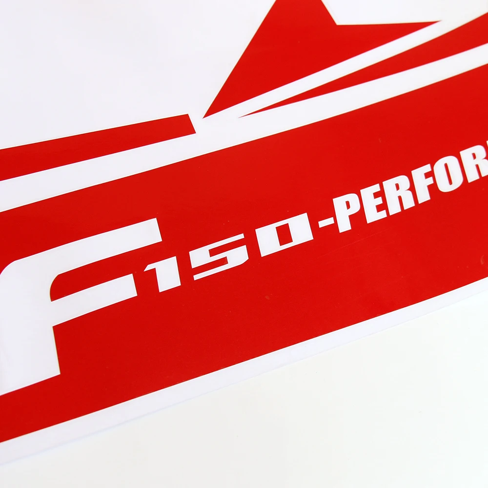 F 150 эффективная Автомобильная боковая юбка в полоску графическая виниловая