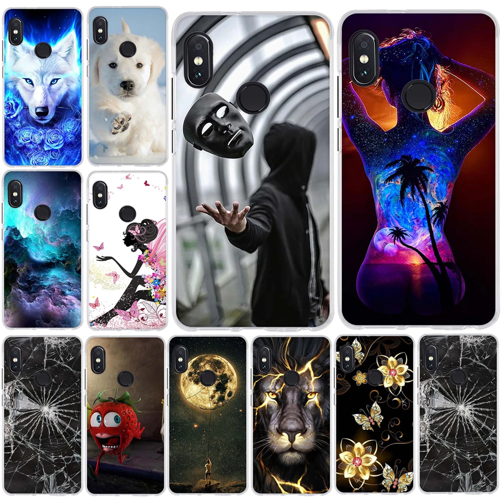 Для Xiaomi Redmi Note 7 5 6 Pro Чехол Силиконовый мягкий чехол для телефона для Xiaomi Redmi 6 Pro Чехол для Xiaomi Redmi S2 чехол