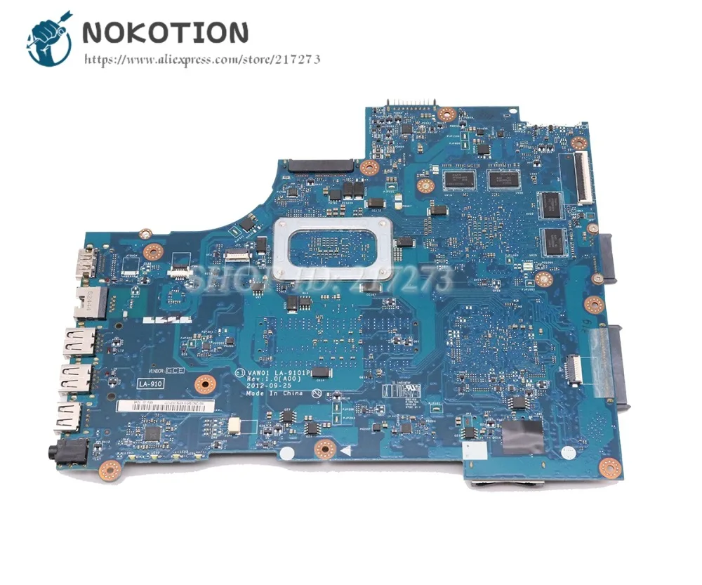 NOKOTION материнская плата для ноутбука Dell Inspiron 3521 5521 8730 0K9PG1 VAW01 SR0XF HD M графический