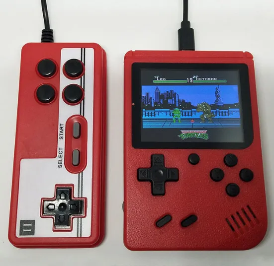 Портативная игровая консоль портативная мини портативная игровая консоль 8 бит 3,0 дюймов цветной ЖК-дисплей Детский Цветной игровой плеер Встроенные игры 400