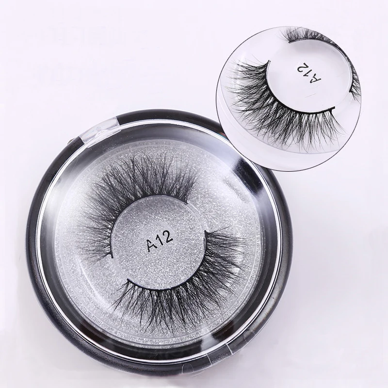 Норковые ресницы 3D норковые накладные длительные натуральные и легкие блестящая