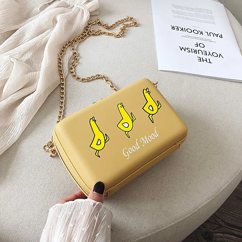 Сумки через плечо для женщин милый рисунок из мультфильма Повседневный пенал