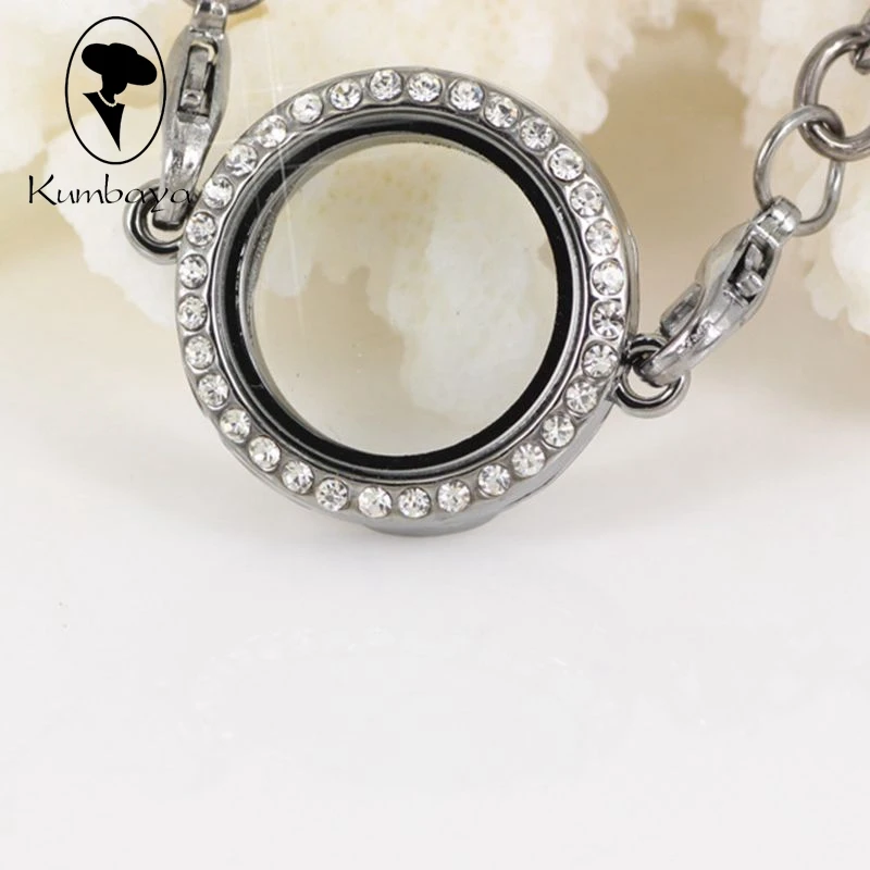 Доступно 4 цвета 25 мм самодельный медальон плавучий Шарм браслет из цинкового