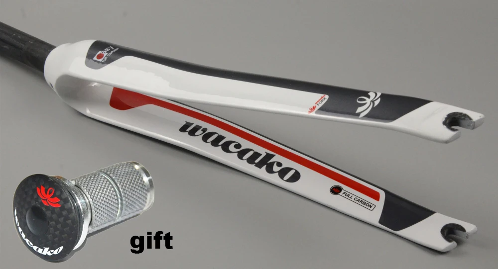 Wacako полностью углеродная вилка новый стиль дорожный велосипед части велосипеда