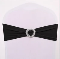 best quality 25pcs chair cover sash chair cover band with plastic buckle wholesale marious