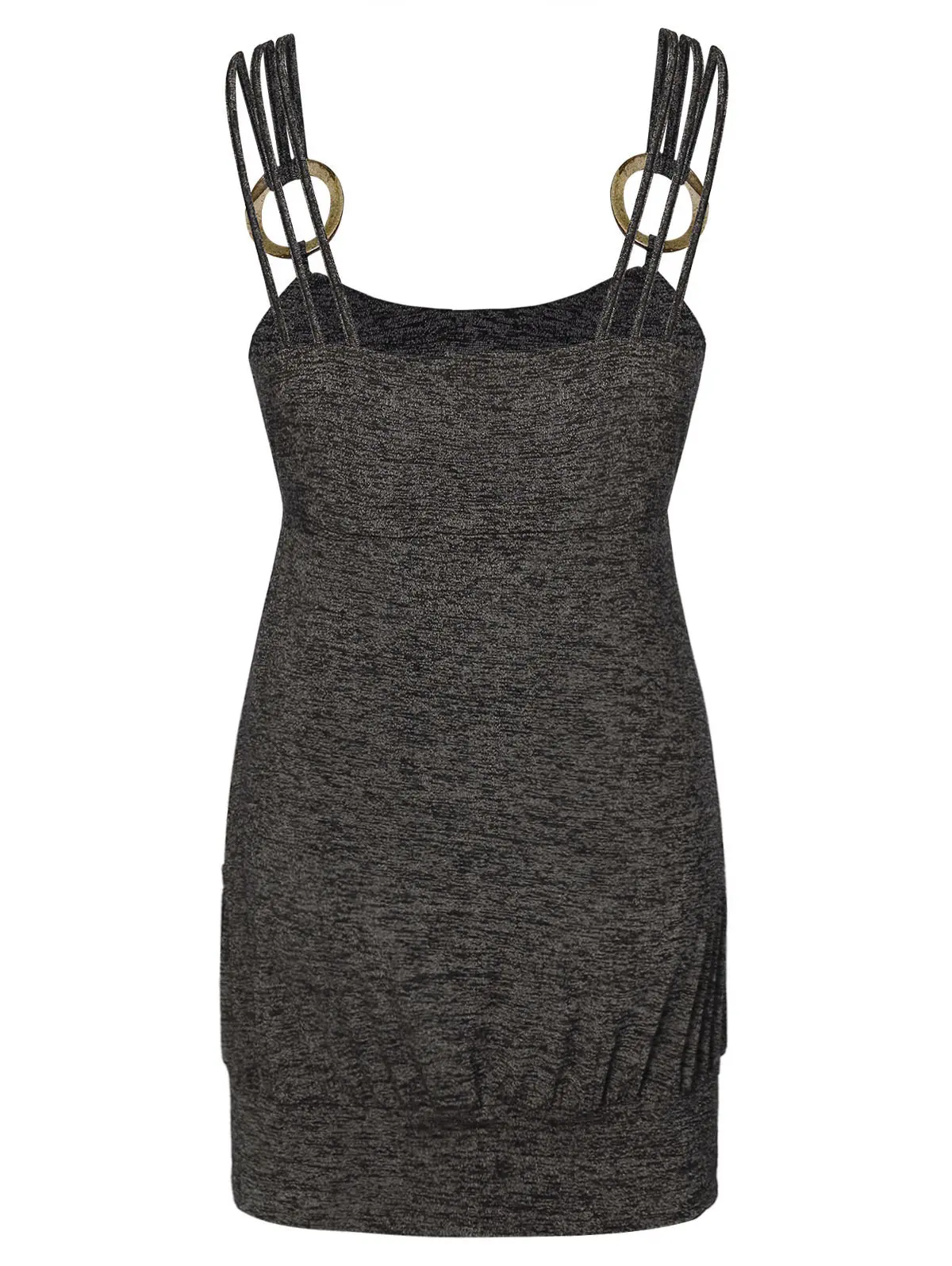 ROSEGAL плюс размер спагетти ремень наложения марли майка женская без рукавов