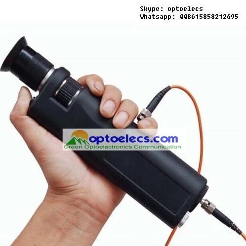 Ручной Волоконно оптический микроскоп для оптоволоконной проверки лица|fiber optic
