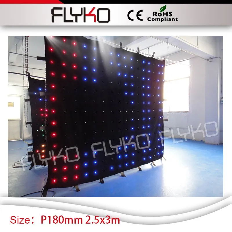 Flyko сценический высокотехнологичный программируемый P180mm dj видео свадебный фон