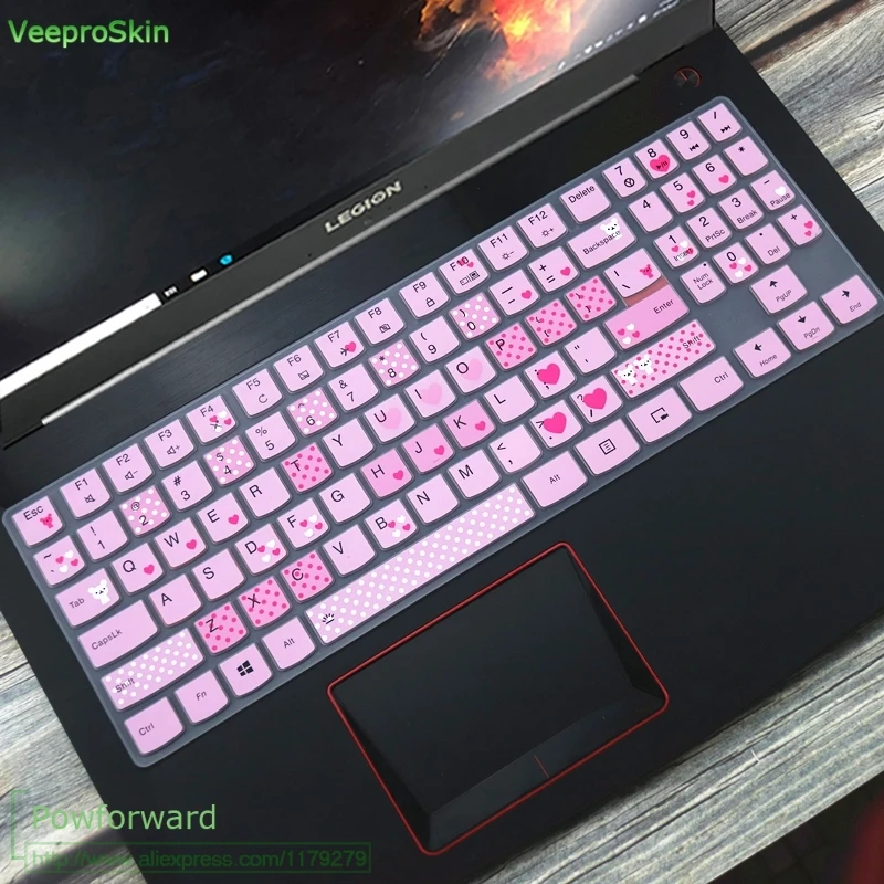 Силиконовая клавиатура защитная оболочка покрытие для 15,6 ''lenovo Легион Y720 Y540 Y530 Y520 R720 Y7000(15'') Y730 Y740(17 ''