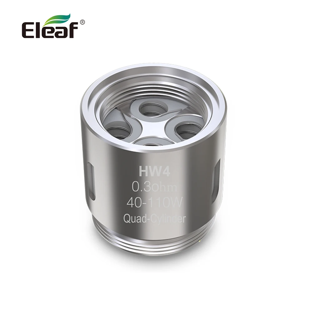 10 шт./лот оригинал Eleaf HW4 четырехцилиндровый 0 3 Ом головка 40-110 Вт используется для