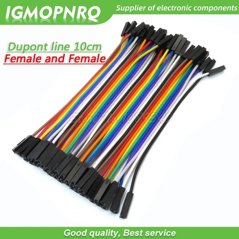 120 шт 40PIN 10 см Dupont линия мужчин и женщин+ Женский и женский Перемычка Dupont провод кабель для Arduino DIY KIT GMOPNRQ