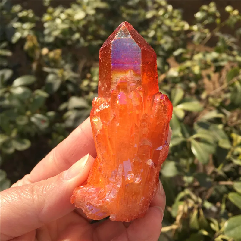 Аура кварцевый кристалл кластер Ангел натуральный Druzy Geode образцы минералов для