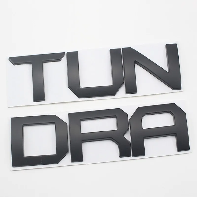 2 цвета 3D приподнятая металлическая эмблема значок буква вставка для TOYOTA TUNDRA Tailgate