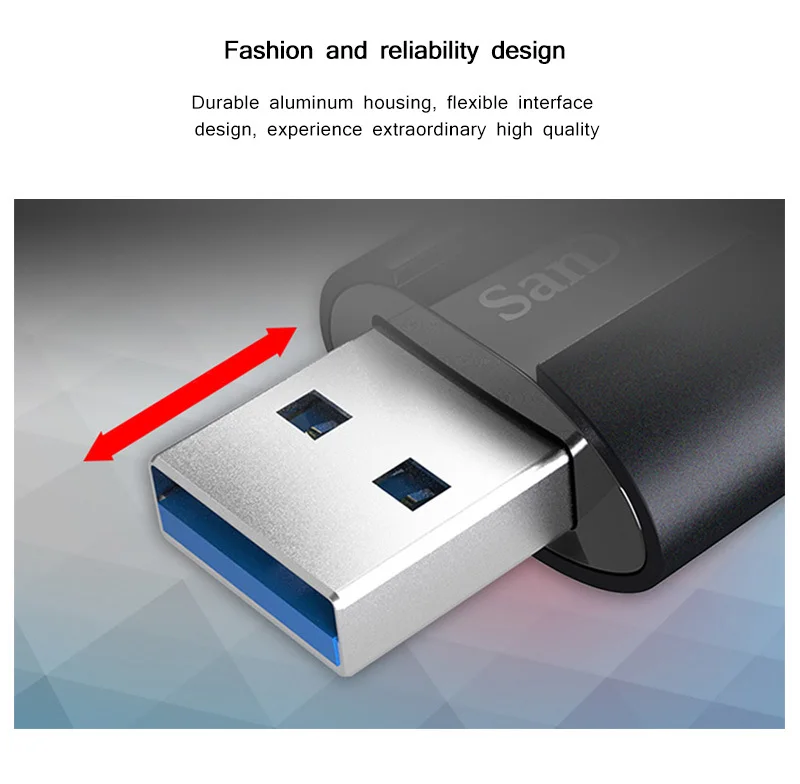 Двойной Флеш-накопитель SanDisk SDCZ880 Extreme PRO USB флэш-накопитель 128 ГБ 256 ГБ Флэшка высокоскоростная 420 МБ/с. USB 3,1 флэш-накопитель USB флэш-накопитель