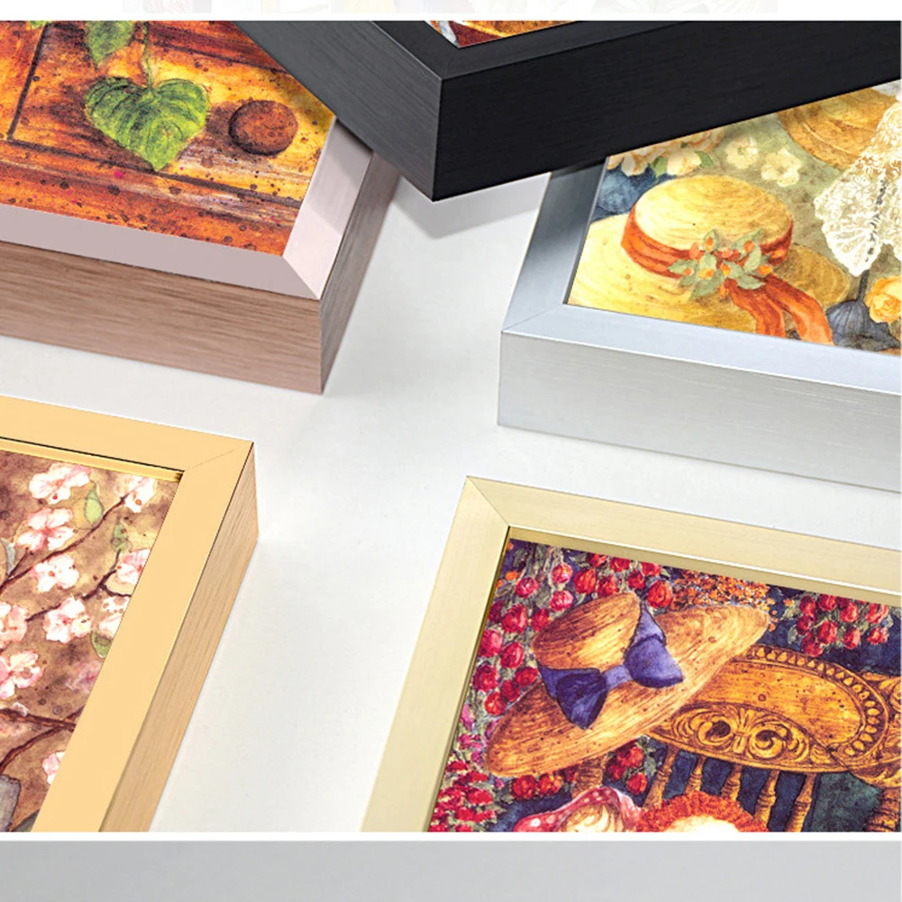 Customize DIY Modern Aluminum Alloy Frames with Any Size For Canvas Painting Vintage Kraft Posters Classic Wall Stickers | Дом и сад