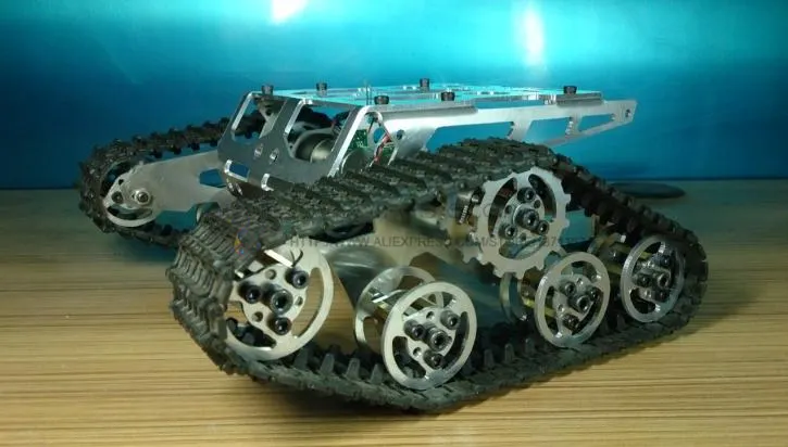 Алюминиевый гусеничный робот-Корпус DIY TKC2 радиоуправляемая модель танк