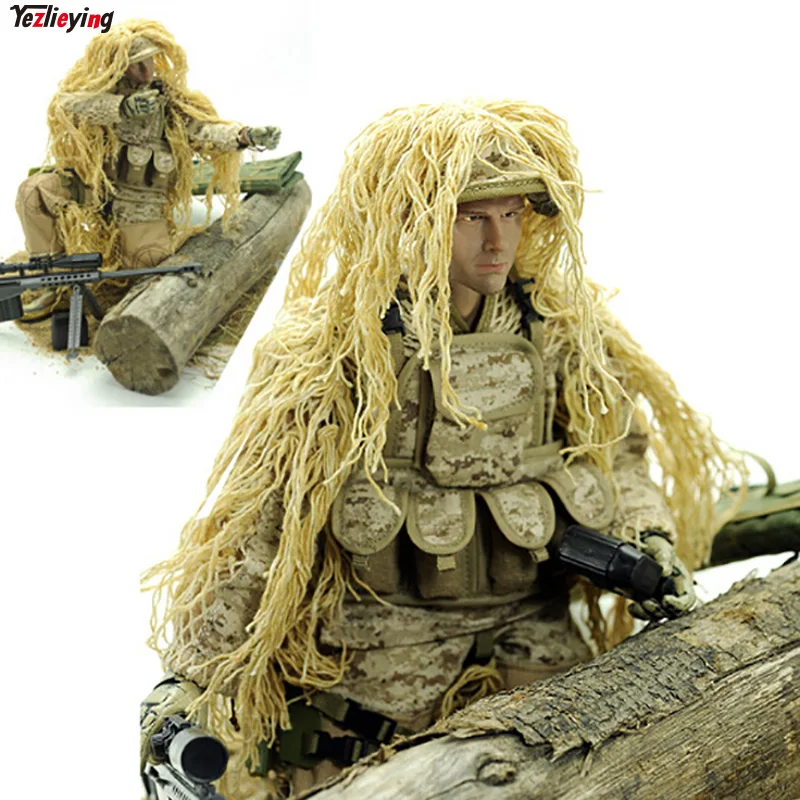 1/6 масштаб, военные фигурки, кукла, супер гибкая, 12 дюймов, кукла, пустыня, снайпер, солдат, ABS, модель, игрушки, полный шарнир, подвижная