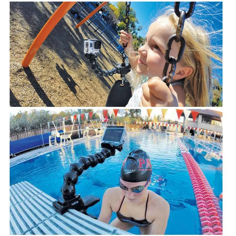 

PULUZ Diving Photography Equipment Underwater Flashing Light YS Connector Snake Arm Camera Shell Bracket Flashing Light Arm