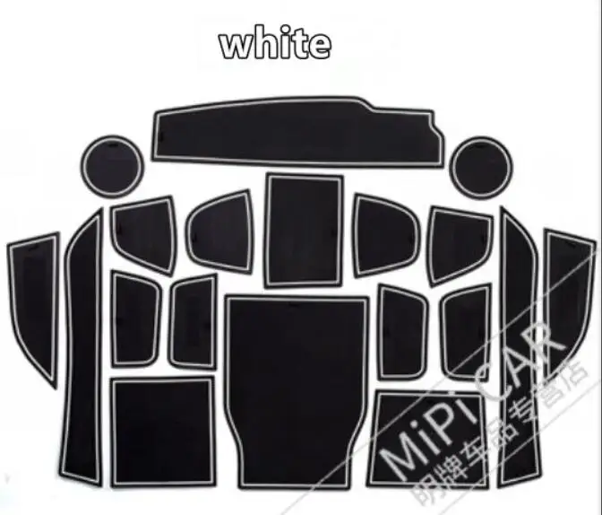 

Car Non-Slip Mat Door Gate Slot Mats Carpets Position Cup Holder Pads For BMW X5 G05 2019 Interior Accessories 19pcs