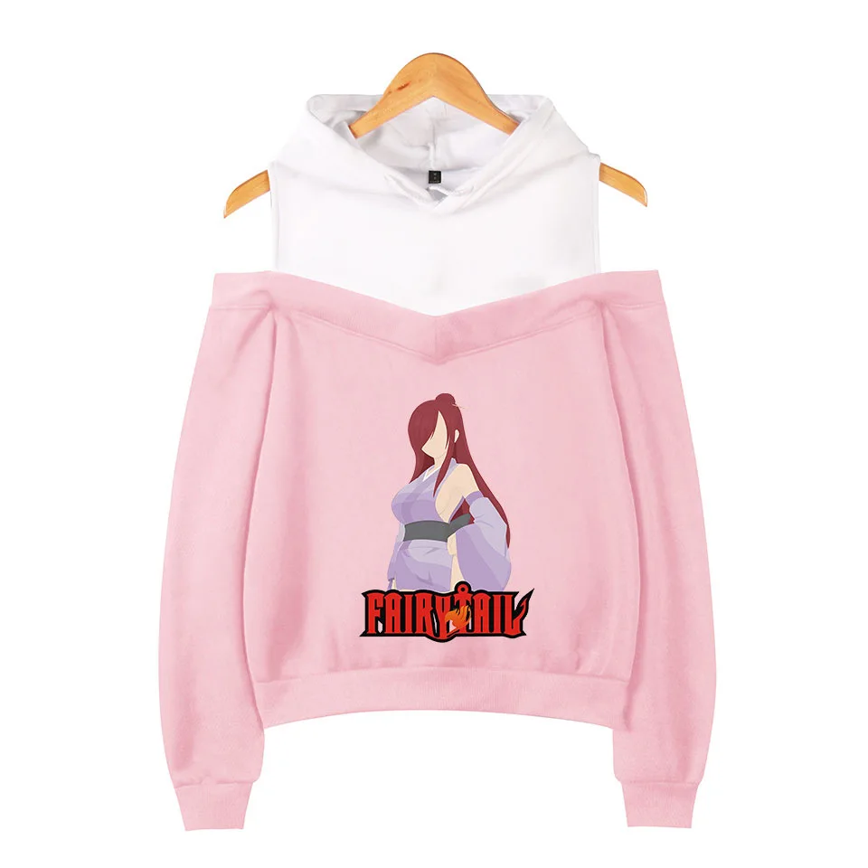 Аниме Fairy Tail худи для женщин с длинными рукавами в стиле пэчворк открытыми