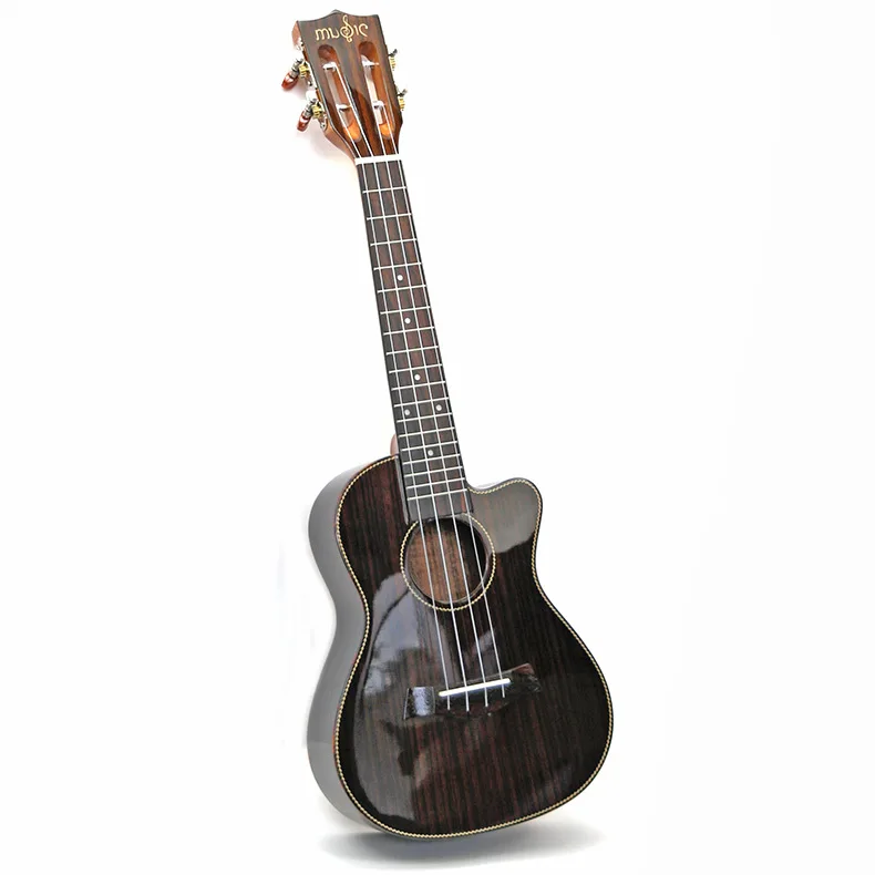 Палисандр 2" tenor Uku4 струны укулеле Cutaway Лады для гитары Гавайские Мини Маленькие guita путешествия акустическая гитара Uke укулеле концерт