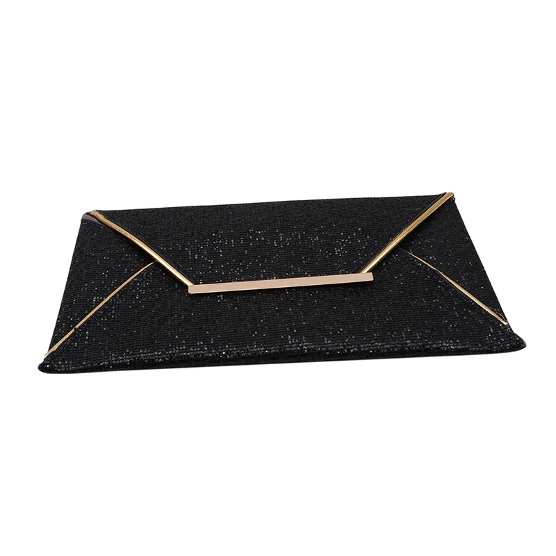 Fahion Design Women Glitter Sequins Handbag Female Evening Party Envelope Clutch Bag Socialite Style Wallet Purse Gold Purses | Багаж и