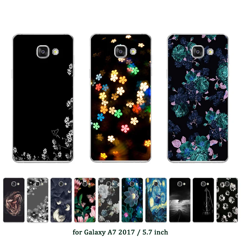 Чехол для телефона TCase Samsung Galaxy A7 2017 A720F мягкие силиконовые чехлы разноцветный