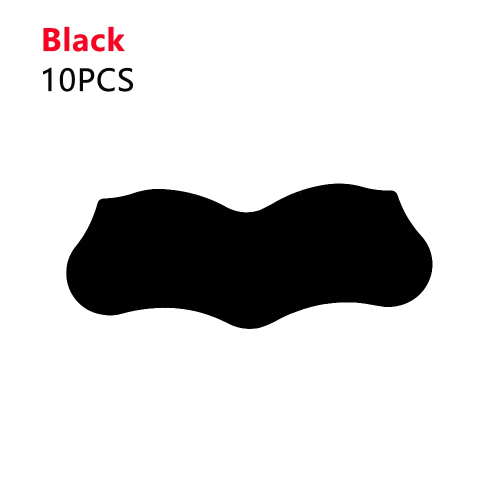 Pack of 10 black 10 шт. маска для носа глубокая кисточка для чистки пор полоски для удаления угрей коллагеновая маска от носа T район кормящих стойкие стикеры уход за кожей лица - Цвет: Pack of 10 black
