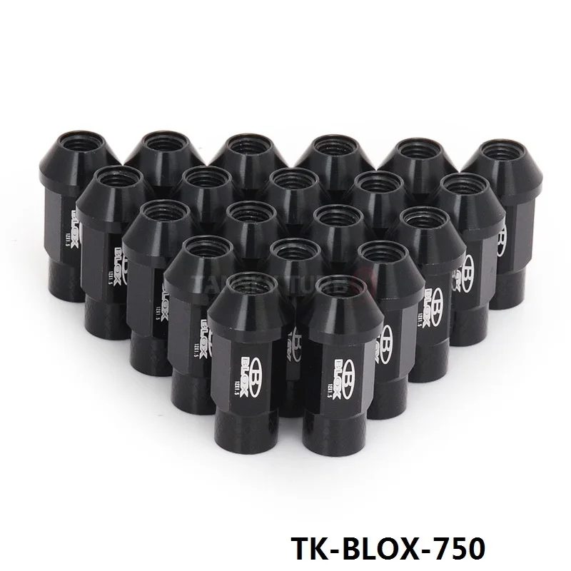 Колесные гайки Blox Кованые 7075 Алюминиевые Колесные гайки P 1,5/1,25, L: 50 мм 20 шт EP-BLOX-750-ALBZ