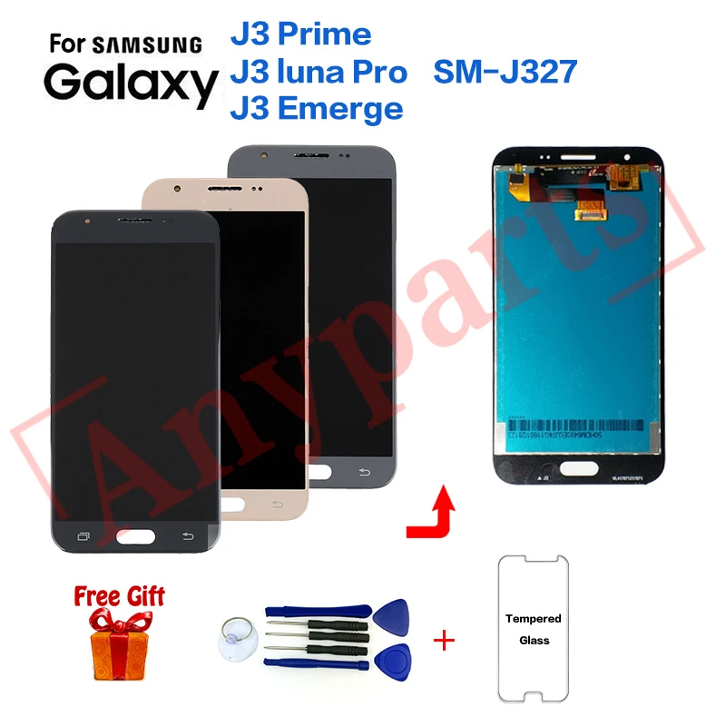 Сменный ЖК экран для SAMSUNG Galaxy J3 Prime J327 J327T модуль дисплея Samsung J327P J327T1 J327V|Экраны
