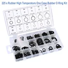 Набор резиновых уплотнительных колец VODOOL, 18 размеров, 225 шт., набор уплотнительных колец для ремонта прокладок автомобиля, аксессуары в коробке